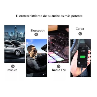Foto 3 | Auto Estéreo Bluetooth Carga Rápida Eo Safe Imports Esi-4798-1 Negro