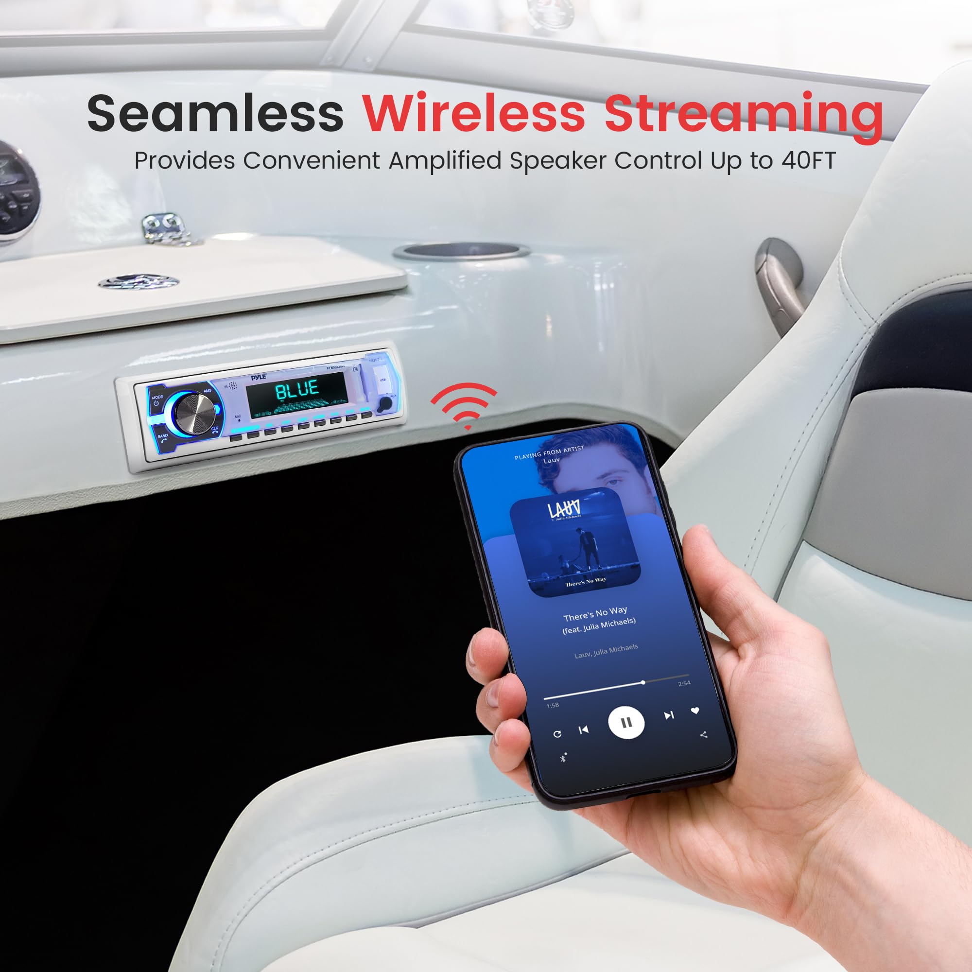 Foto 3 pulgar | Autoestéreo Pyle PLMRB29W Bluetooth - Venta Internacional