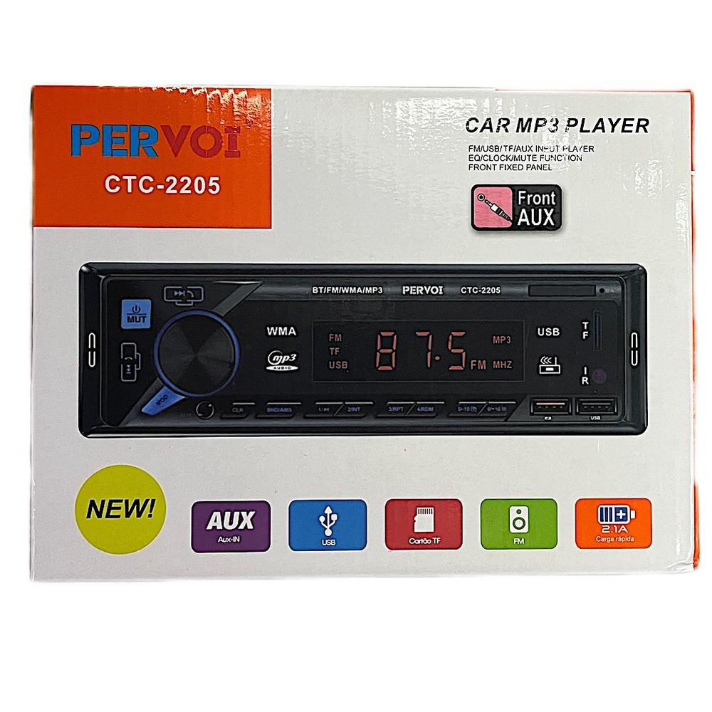 Foto 3 | Auto Estereo Bluetooth Usb Fm 1 Din Ctc-2205