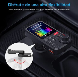 Foto 2 | Xtellar Transmisor Bluetooth Superior Fm Qc3.0 Inalámbrico – Experiencia Estéreo Impecable Para Auto