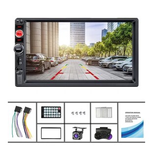 Foto 4 | Kit Estéreo Para Auto Fnbrli Mirror Link 7 7010b Con Cámara Lab.g Negro