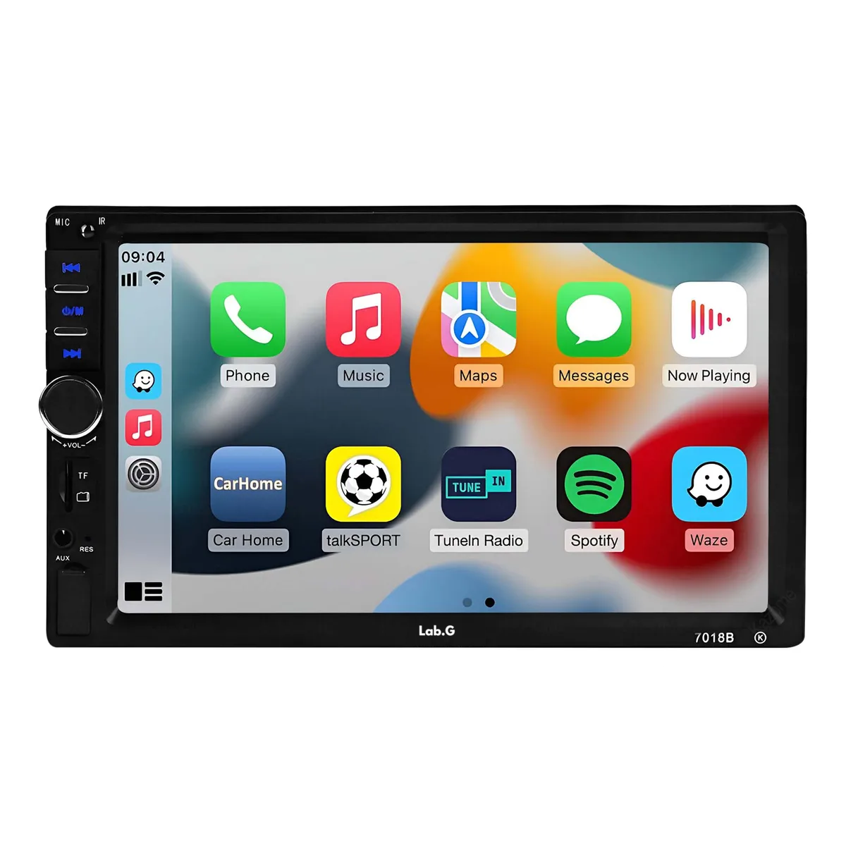 Foto 2 pulgar | Auto Estéreo Táctil Bluetooth Con Usb, Fm, Aux Y  Cámara Lab.g Negro