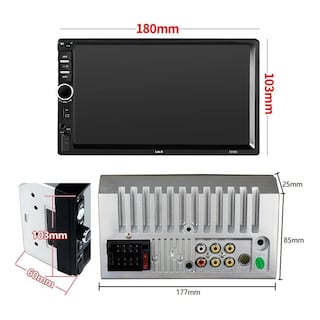 Foto 3 | Auto Estéreo Táctil Bluetooth Con Usb, Fm, Aux Y Cámara Lab.g Negro