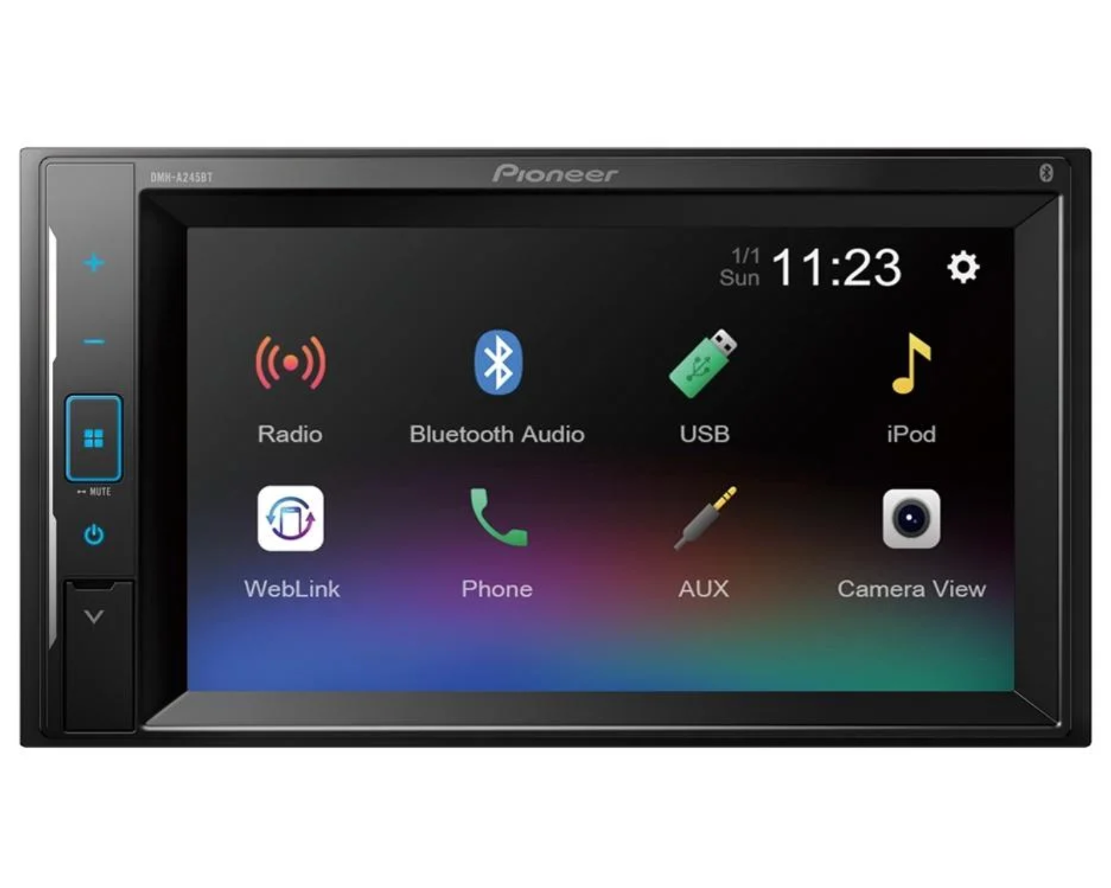 Autoesterio C/pantalla Multimedia 6.2'' 2 Din Android Bt Iphone Pioneer