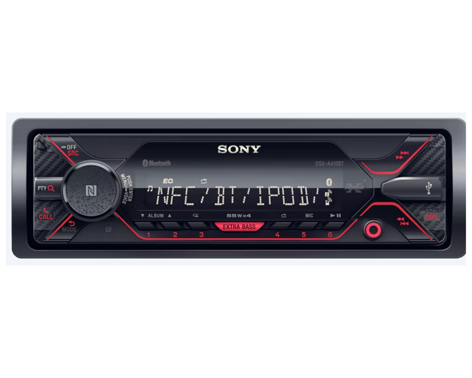 Autoestéreo Sony Negro