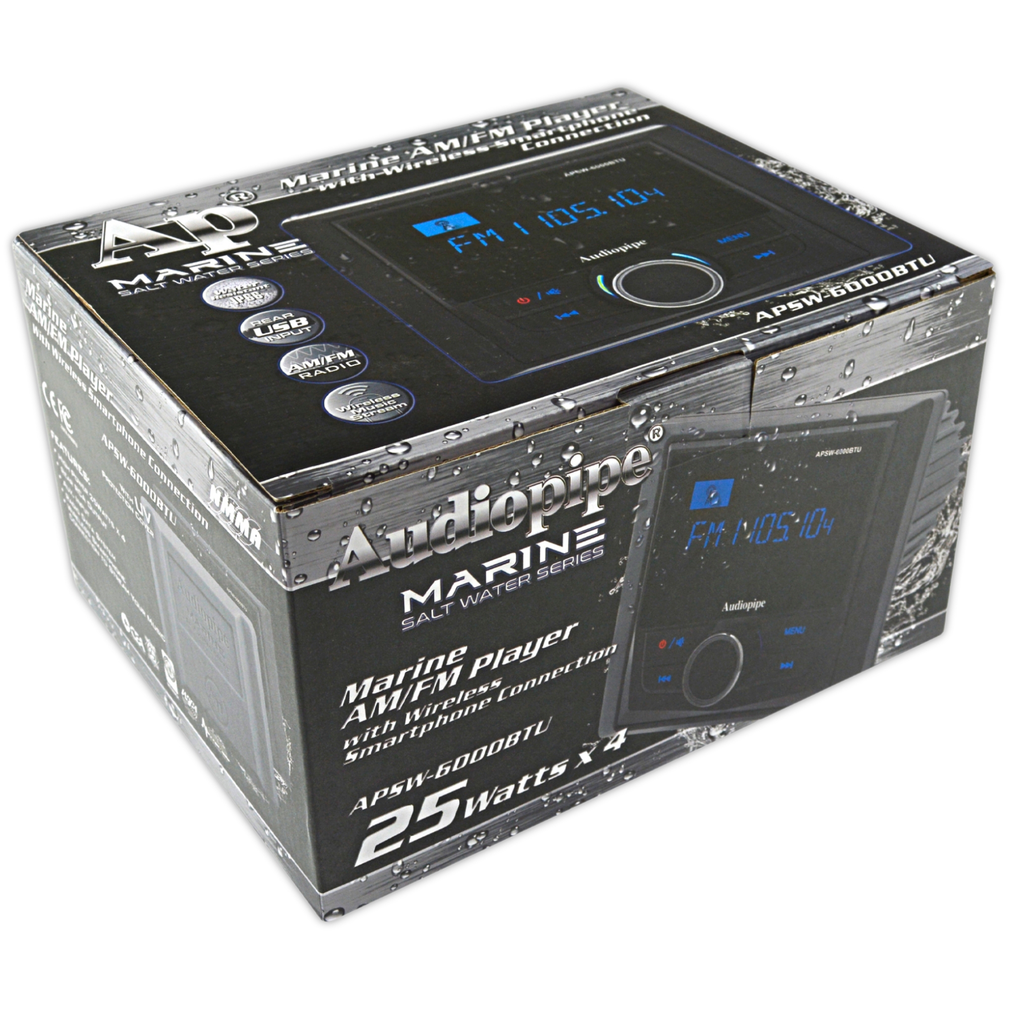 Foto 9 pulgar | Estereo Marino Can Am Rzr Audiopipe Apsw-6000btu Bt Usb