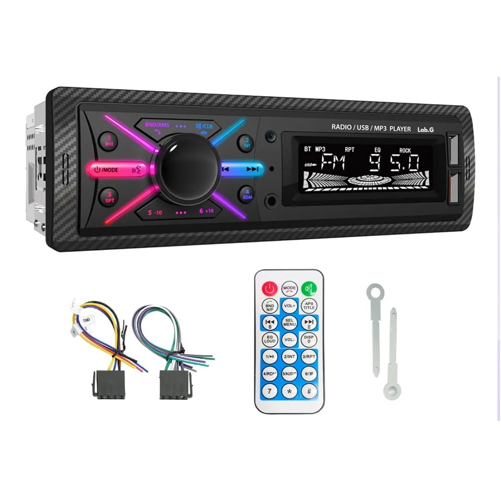 Auto Radio  Lab.g Reproductor Estéreo Receptor Aux Usb Bt Fm $599