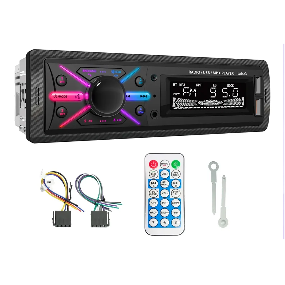 Foto 1 | Auto Radio  Lab.g Reproductor Estéreo Receptor Aux Usb Bt Fm