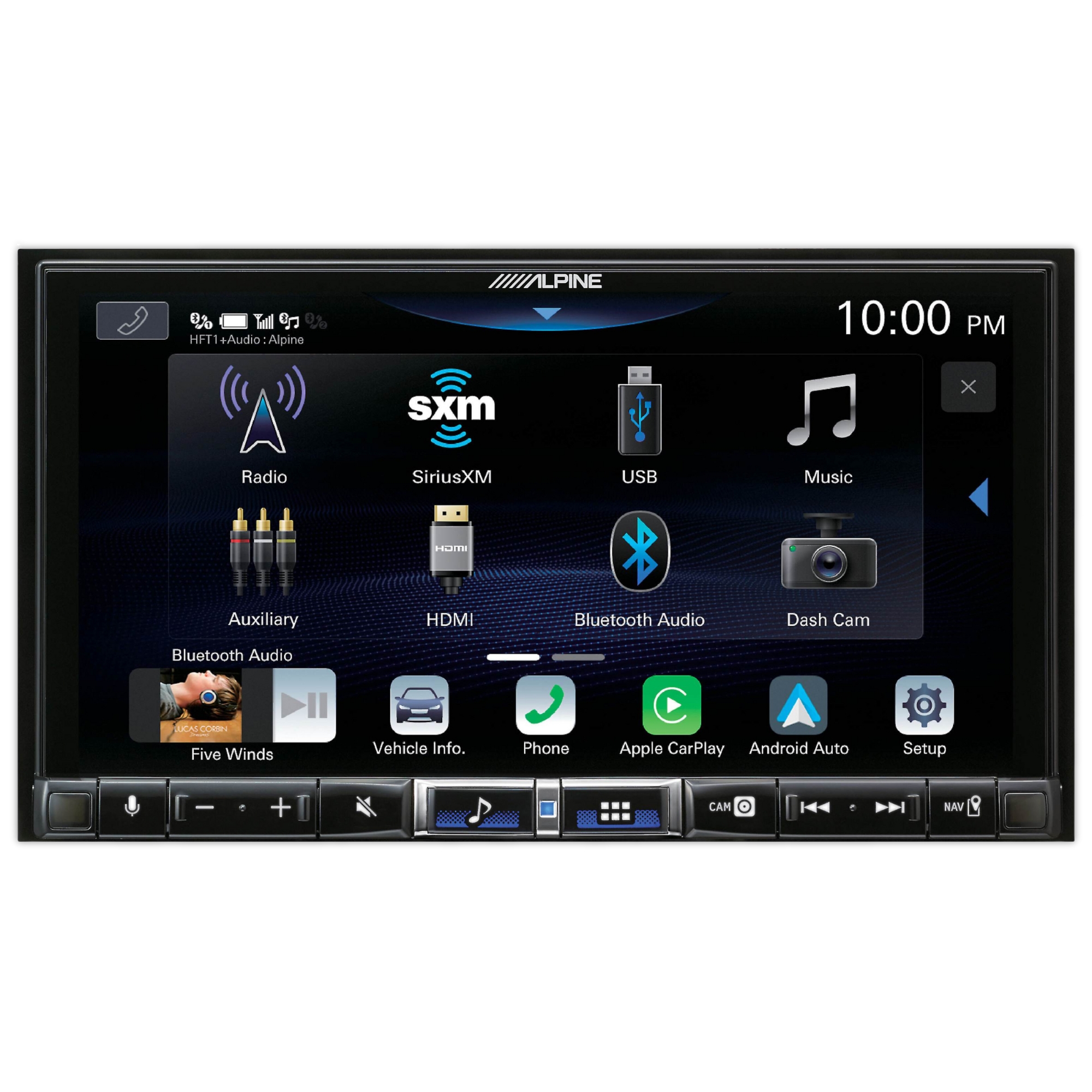 Foto 5 pulgar | Autoestéreo Alpine Ilx-507 7 Plg Táctil Carplay Android