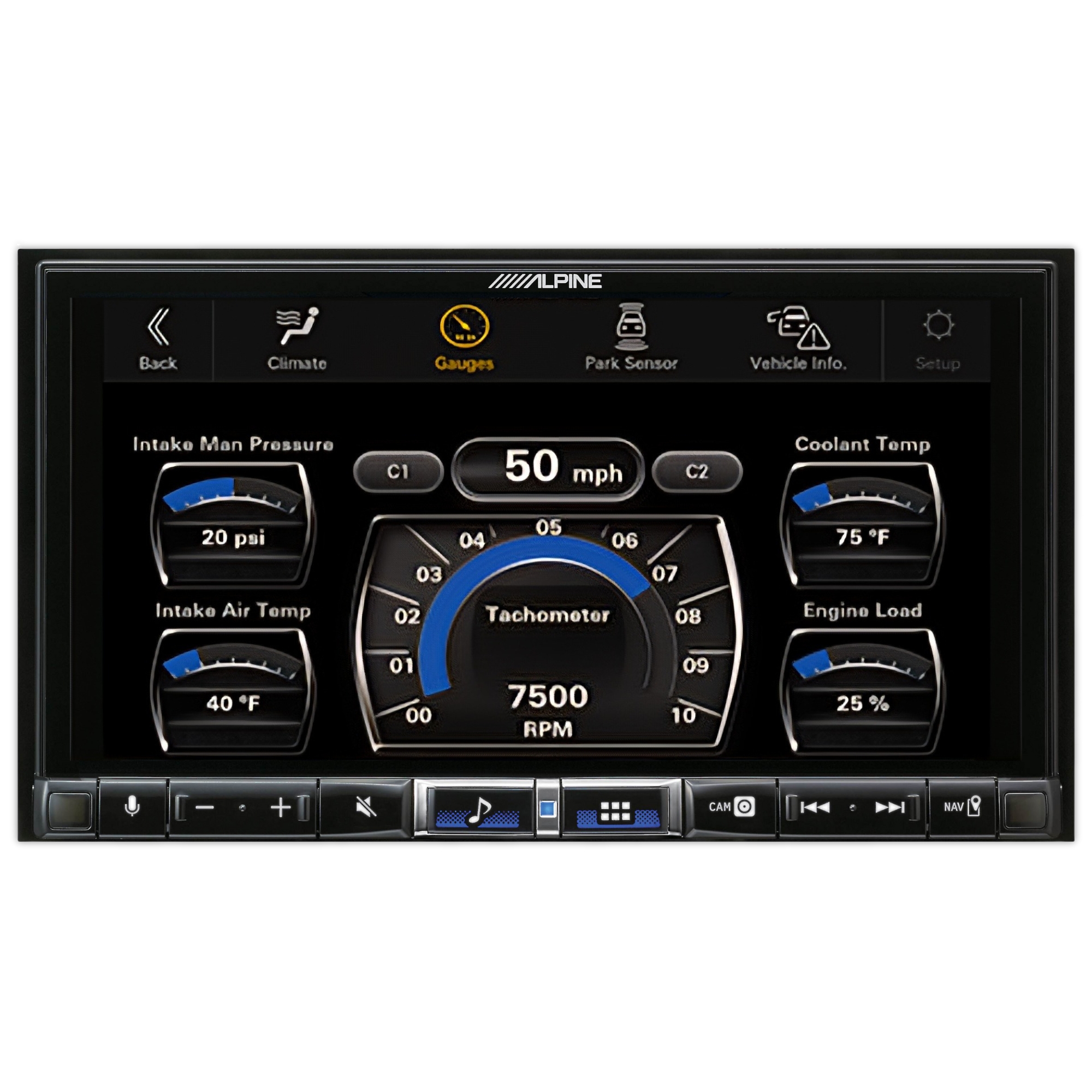 Foto 6 pulgar | Autoestéreo Alpine Ilx-507 7 Plg Táctil Carplay Android