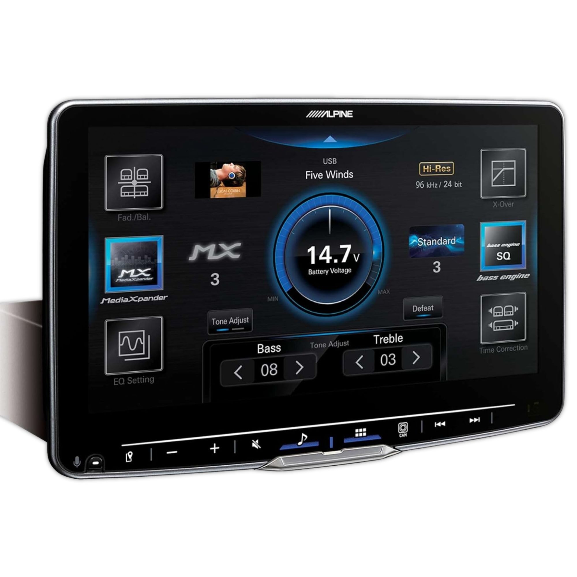 Foto 2 | Autoestéreo Pantalla Alpine Ilx-f511 Halo11 Carplay Android