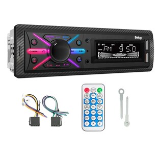 Foto 2 | Auto Radio Reproductor Estéreo Receptor Aux Usb Bt Fm Belug Negro