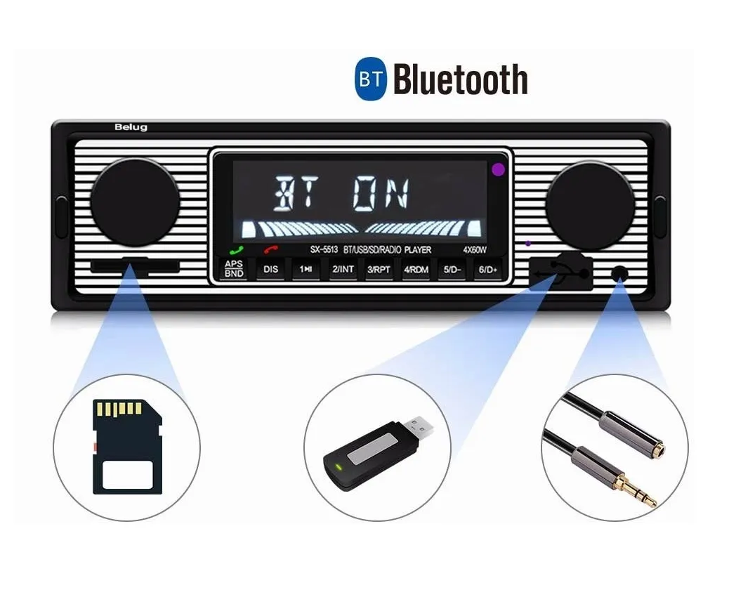 Foto 3 pulgar | Auto Estereo Bluetooth Manos Libres Música Sin Pérdidas Usb