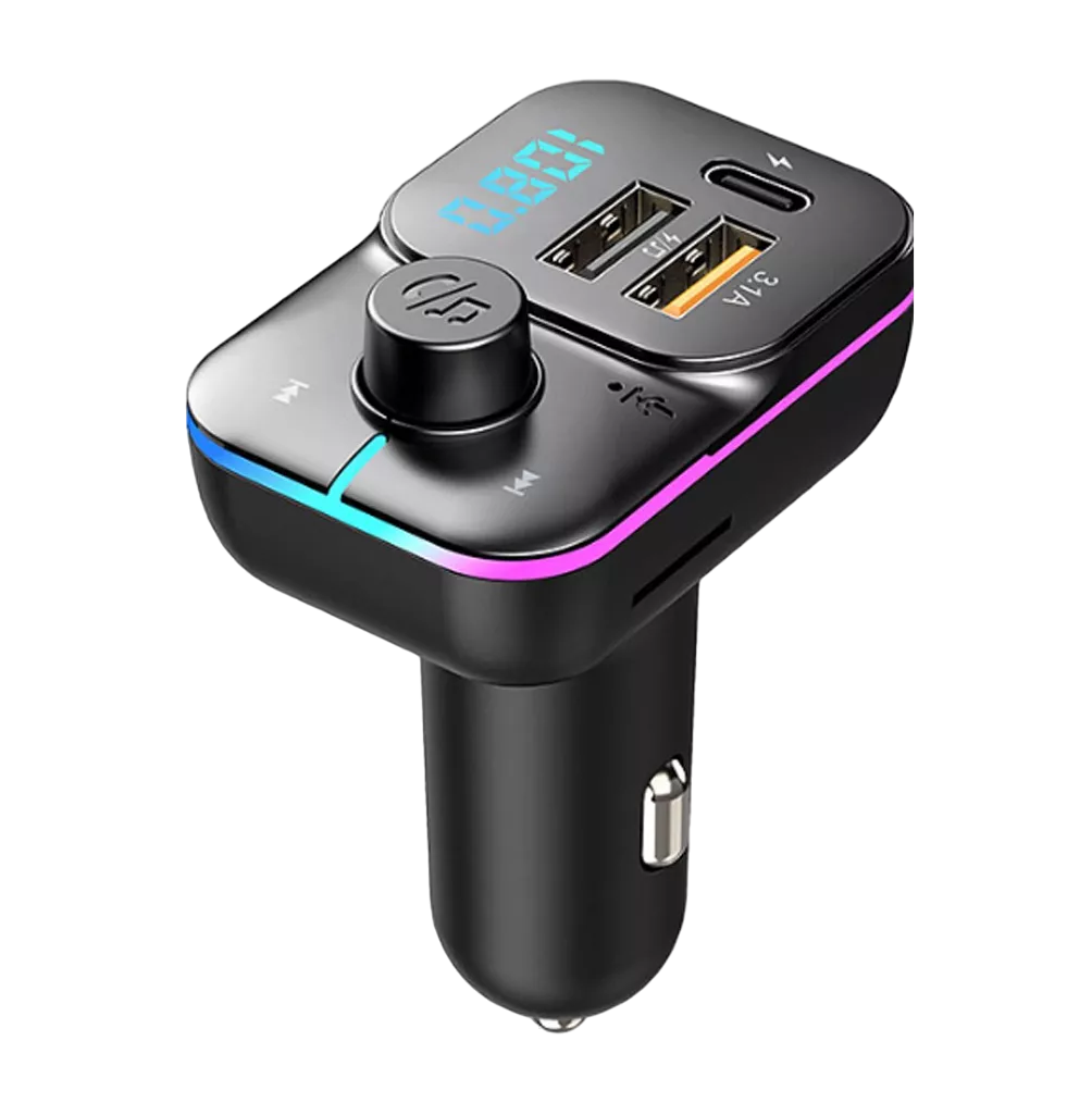 Transmisor FM Bluetooth 5.0 para Coche de Mp3 Audio Estéreo