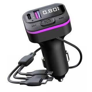 Foto 1 | Cargador Tipo C Transmisor Fm Receptor de Audio Estéreo Eo Safe Imports Esi-16061 Negro