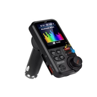 Foto 1 | Transmisor Bluetooth Fm Aux Qc3.0 1.8 Inalámbrico Para Auto Lab.g Negro