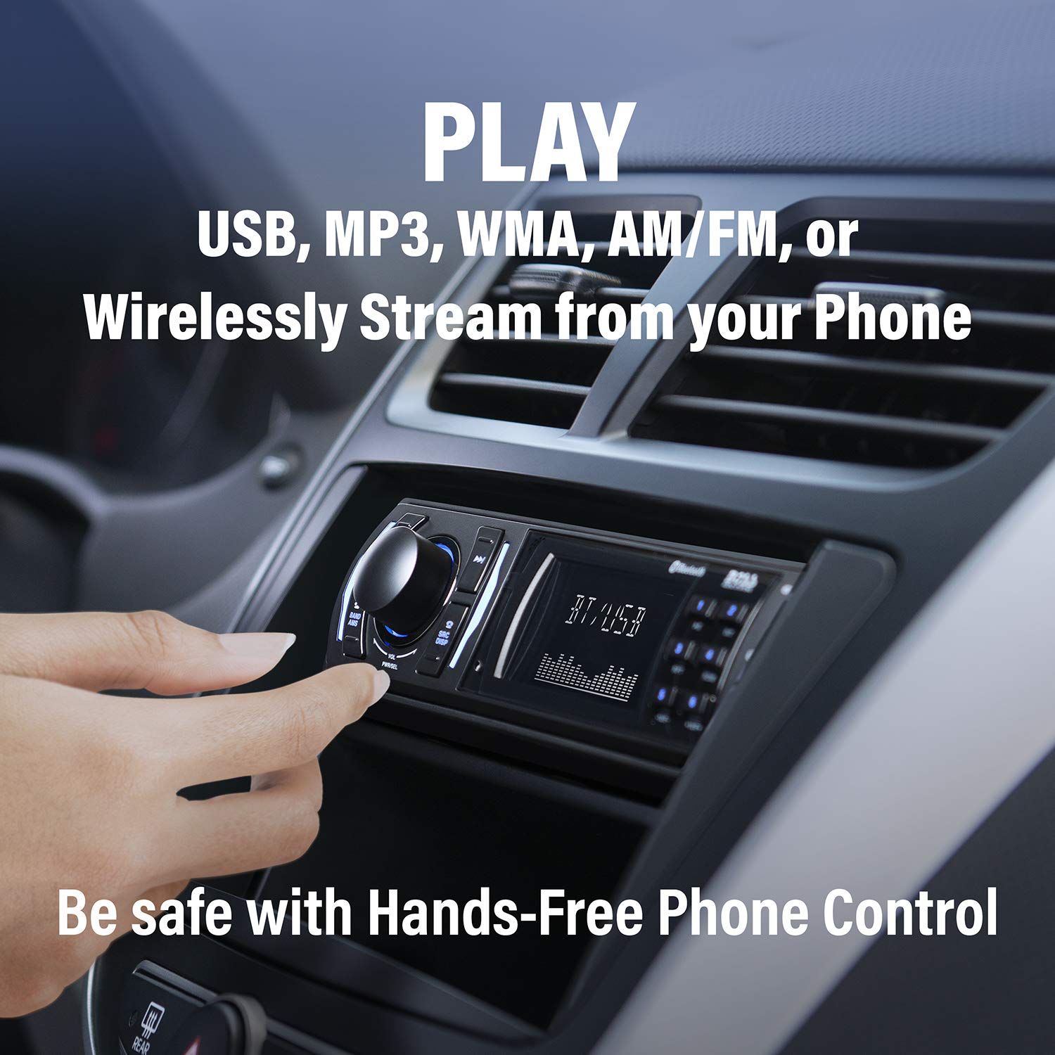 Foto 4 pulgar | Venta Internacional - Sistema Estéreo Para Coche Boss Audio Systems 616uab Single Din Bluetooth