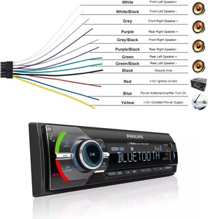 Foto 2 | Receptor Estéreo Para Coche Philips Digital Media Bluetooth - Venta Internacional