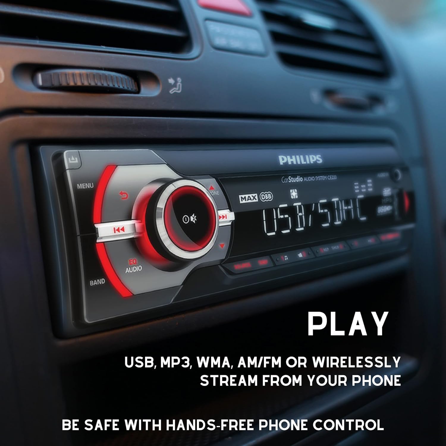 Foto 6 | Receptor Estéreo para Coche Philips Digital Media Am/fm Radio - Venta Internacional