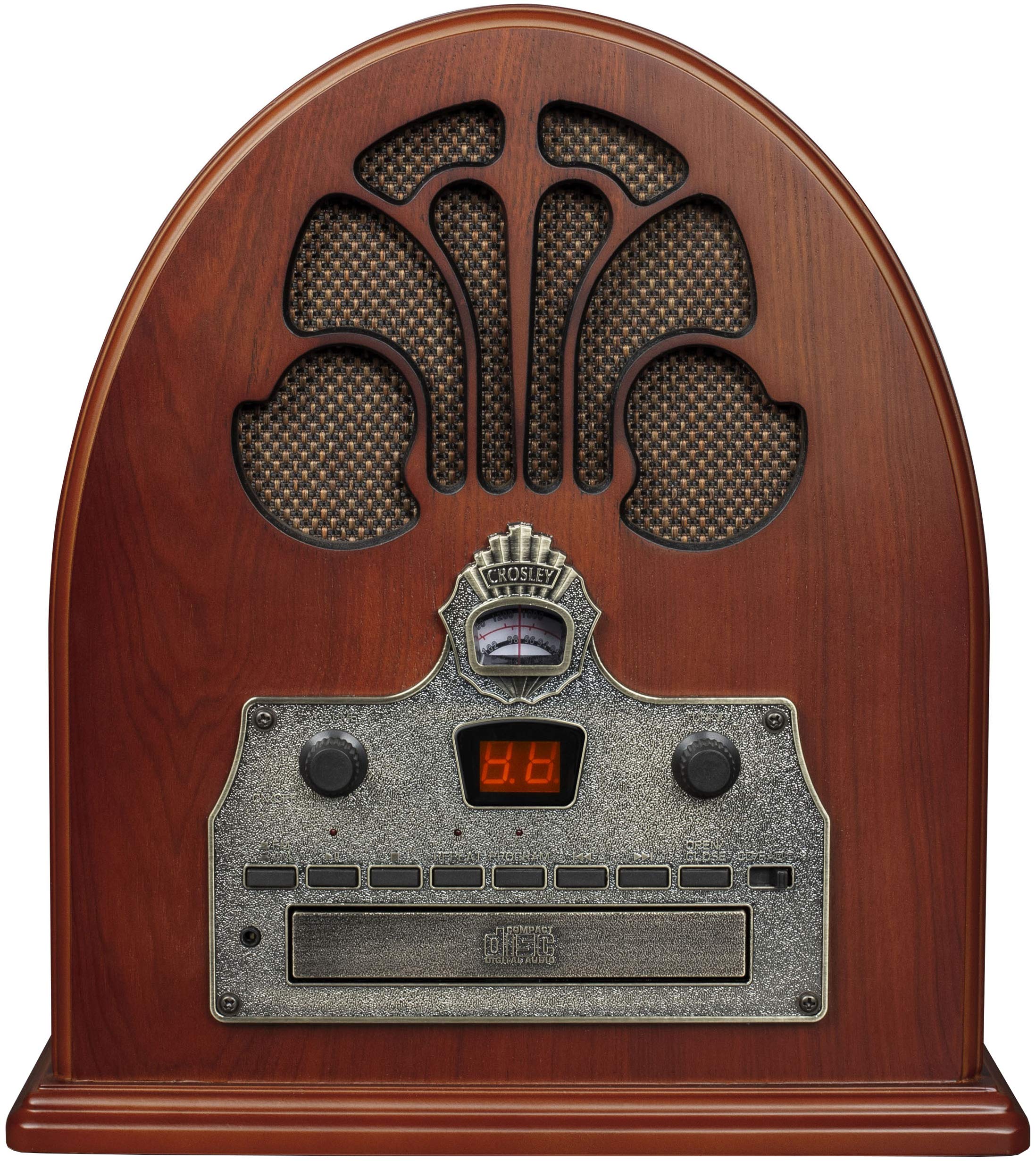 Foto 2 pulgar | Radio De Sobremesa Crosley Cr32d-pa Cathedral Retro Am/fm - Venta Internacional