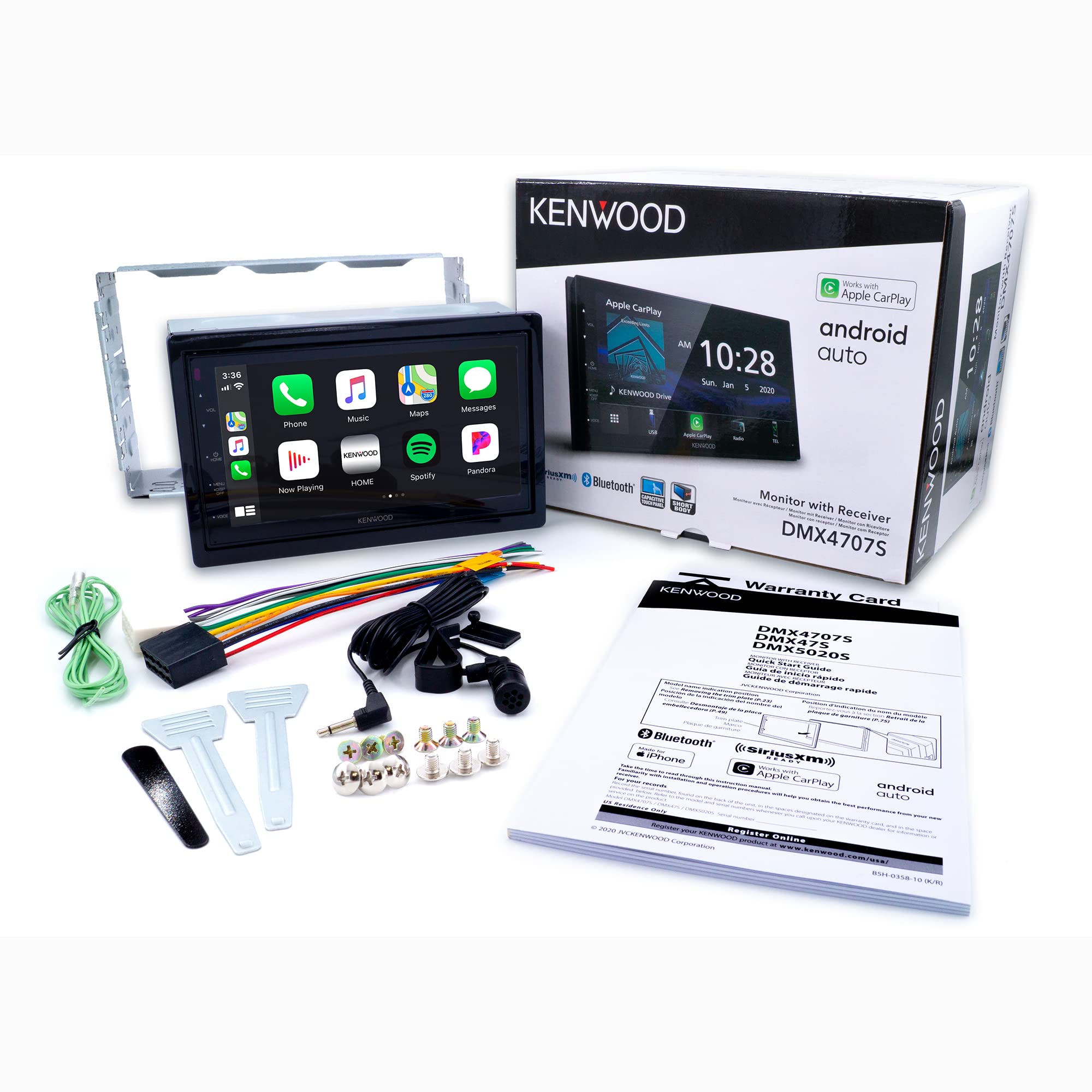 Foto 7 pulgar | Receptor Digital Multimedia Con Pantalla Táctil Kenwood Dmx4707s 6.8 - Venta Internacional.