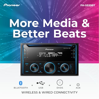 Foto 3 | Autoestéreo Pioneer Fh-s520bt con Bluetooth para Auto-Venta Internacional