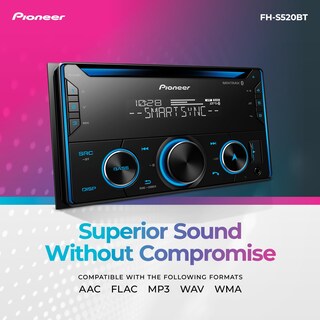 Foto 6 | Autoestéreo Pioneer Fh-s520bt con Bluetooth para Auto-Venta Internacional