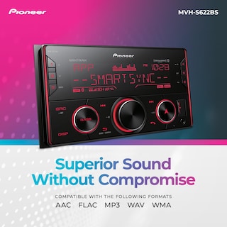 Foto 6 | Autoestéreo Pioneer Mvh-s622bs con Bluetooth para Auto-Venta Internacional