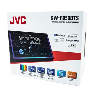 Foto 7 | Estéreo para Coche Jvc Kw-r950bts Bluetooth Usb Lcd Double Din - Venta Internacional