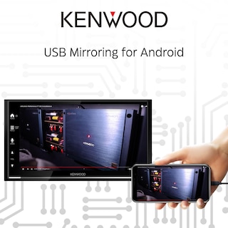 Foto 4 | Estéreo para Coche Kenwood DMX7709S con Pantalla Táctil 6.8 Pulgadas Carplay/Android - Venta Internacional