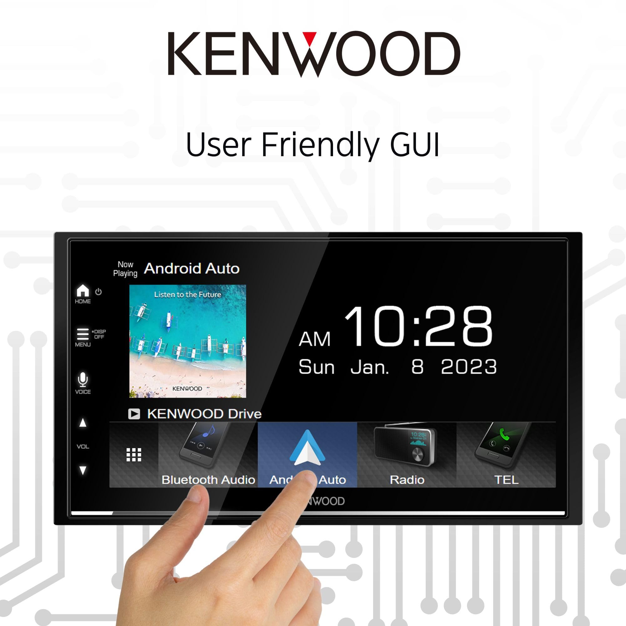 Foto 6 pulgar | Estéreo para Coche Kenwood DMX7709S con Pantalla Táctil 6.8 Pulgadas Carplay/Android - Venta Internacional
