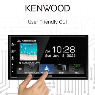 Foto 5 | Estéreo para Coche Kenwood DMX7709S con Pantalla Táctil 6.8 Pulgadas Carplay/Android - Venta Internacional