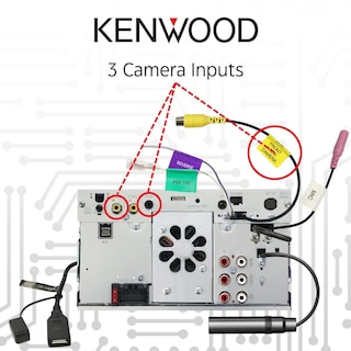 Foto 6 | Estéreo para Coche Kenwood DMX7709S con Pantalla Táctil 6.8 Pulgadas Carplay/Android - Venta Internacional