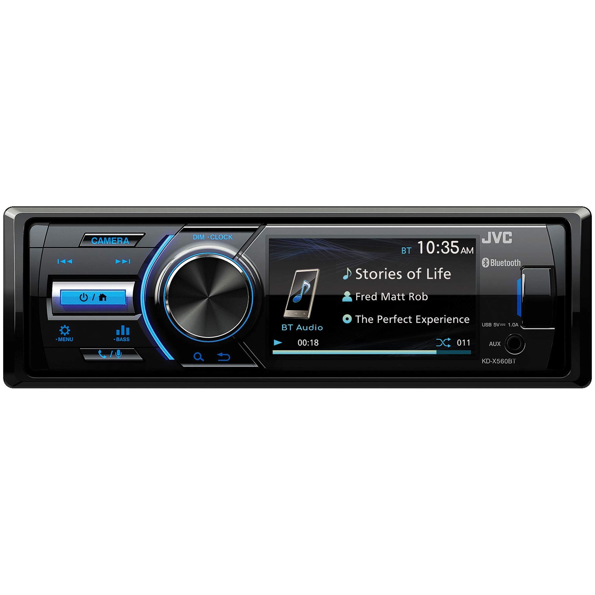 Receptor Bluetooth Jvc Kd-x560bt para Automóviles Y Barcos Con Cámara Trasera - Venta Internacional