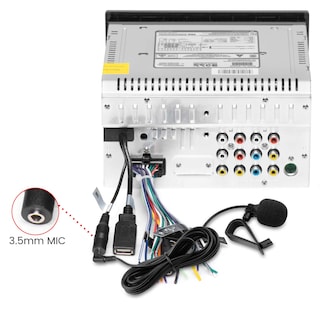 Foto 5 | Micrófono de Coche Weishan Montaje Externo 3,5 Mm Cable 5 M - Venta Internacional