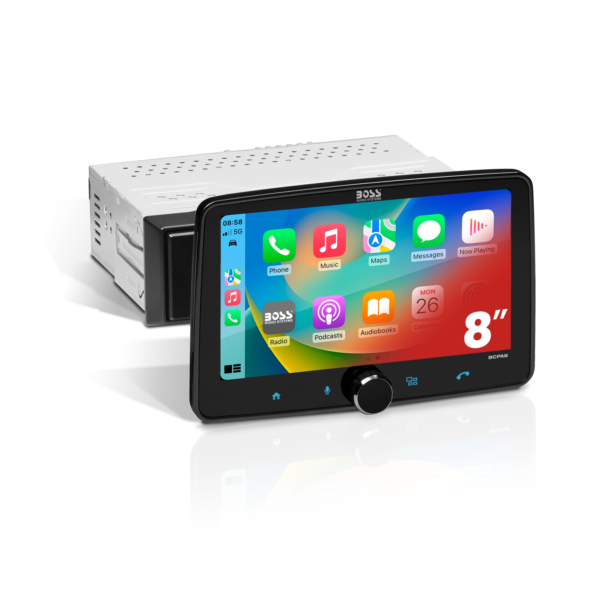 Foto 1 | Estéreo para Coche Boss Audio Bcpa8 Single Din 8'' Apple Carplay - Venta Internacional