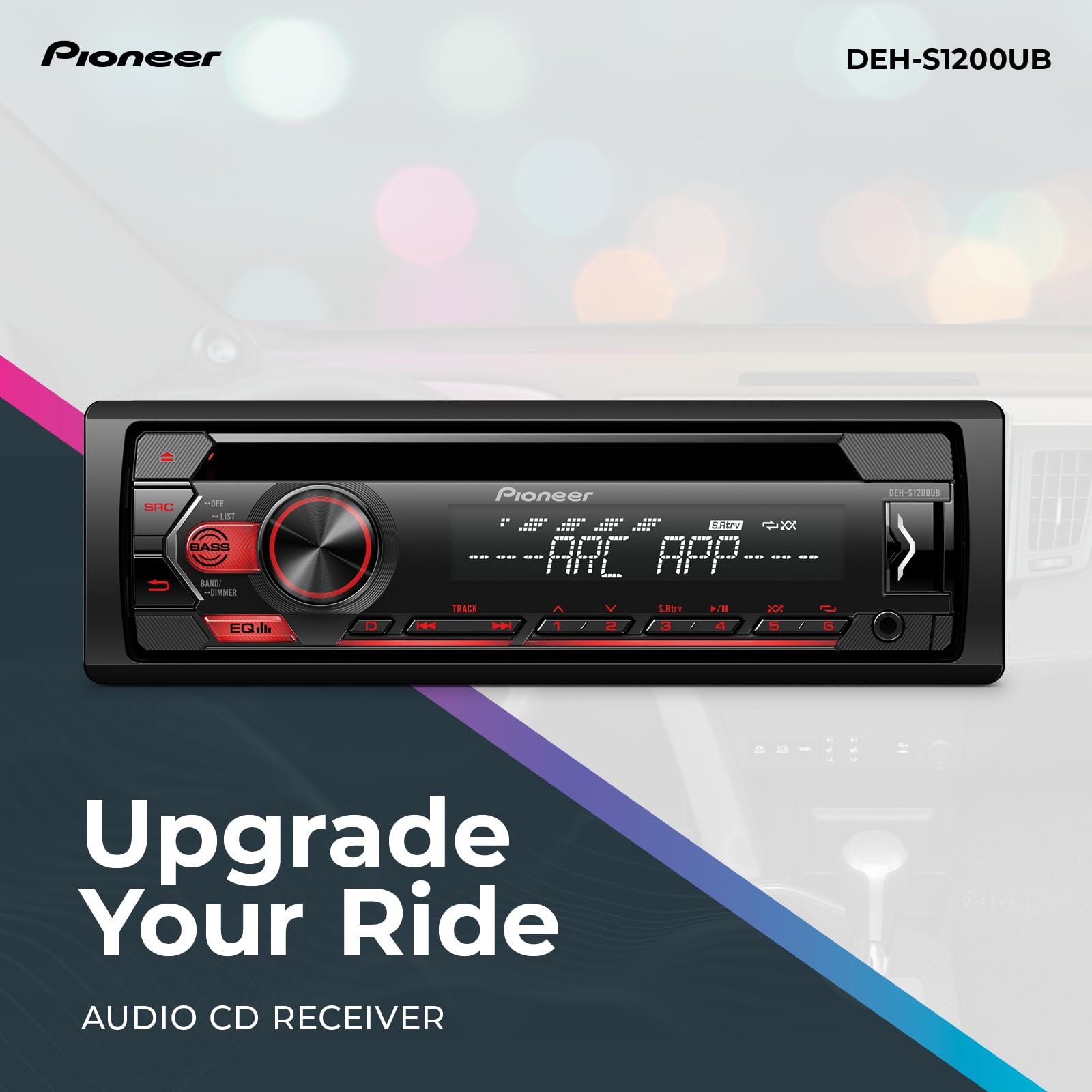 Foto 3 pulgar | Receptor De Cd Pioneer Deh-s1200ub Single Din Con Entradas Usb/aux - Venta Internacional.