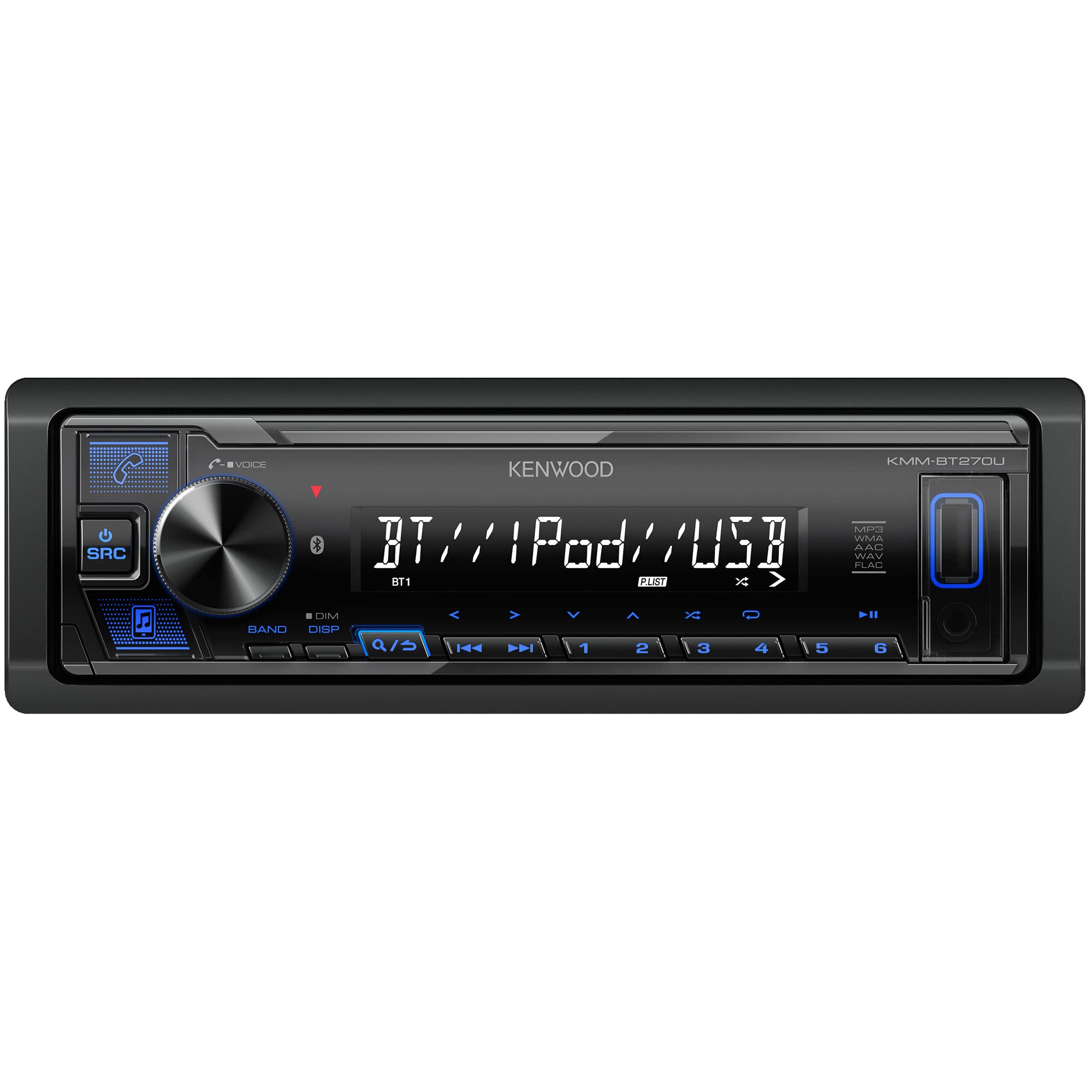 Receptor Estéreo Para Coche Kenwood Kmm-bt270u Con Puerto Usb Bluetooth - Venta Internacional.