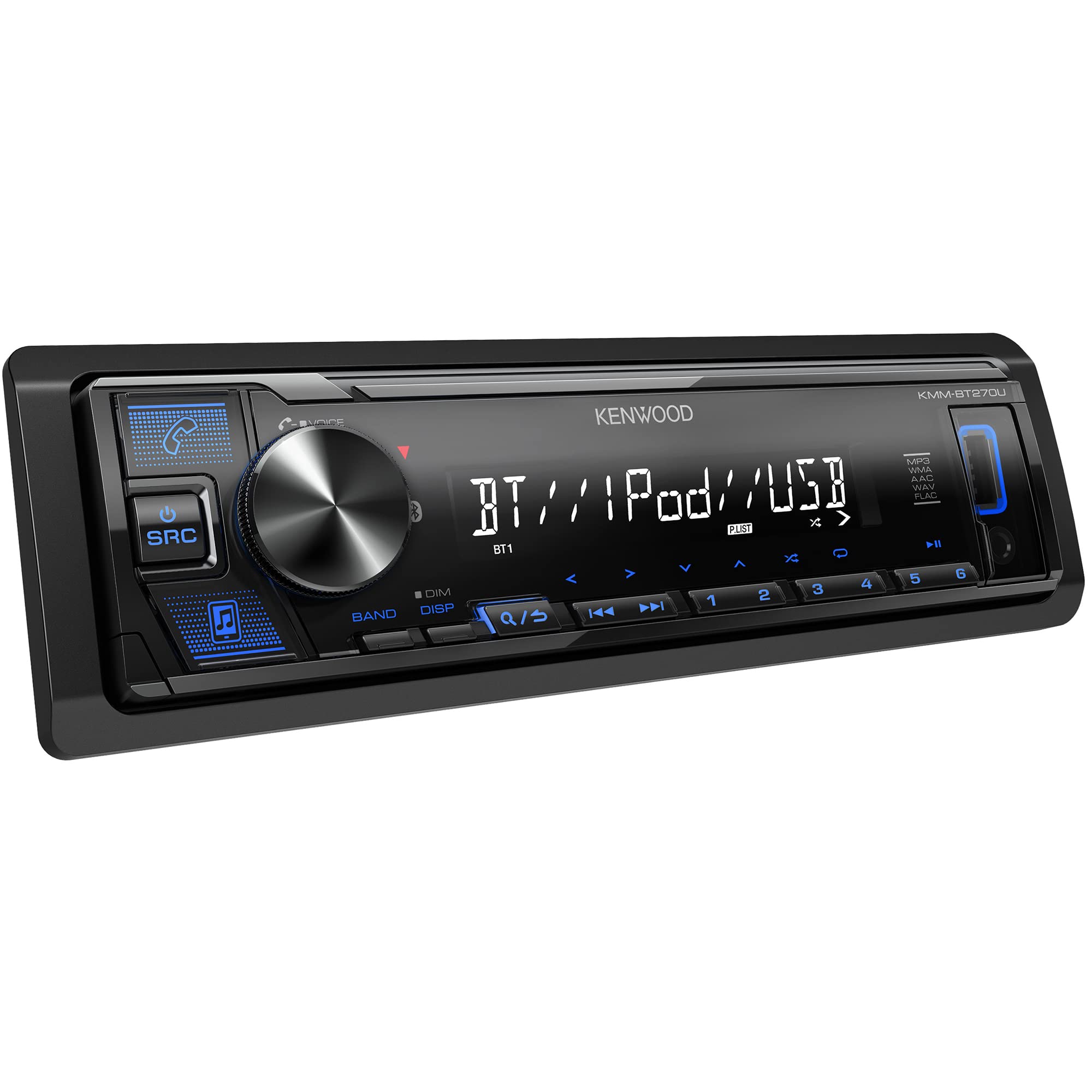 Foto 2 | Receptor Estéreo Para Coche Kenwood Kmm-bt270u Con Puerto Usb Bluetooth - Venta Internacional.