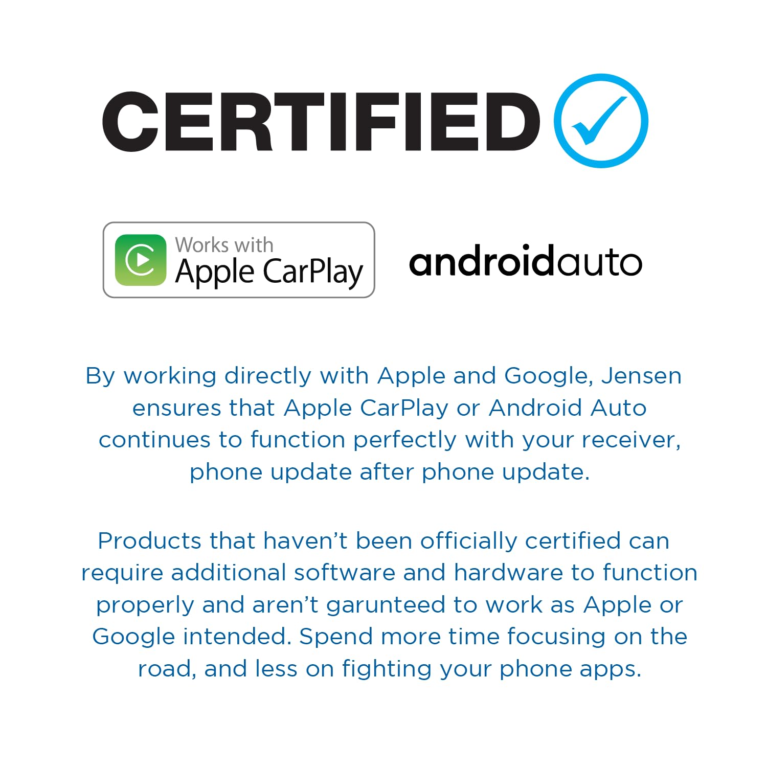 Foto 2 | Estéreo De Coche Jensen J3ca7w De 7 Pulgadas Apple Carplay Android Auto - Venta Internacional.
