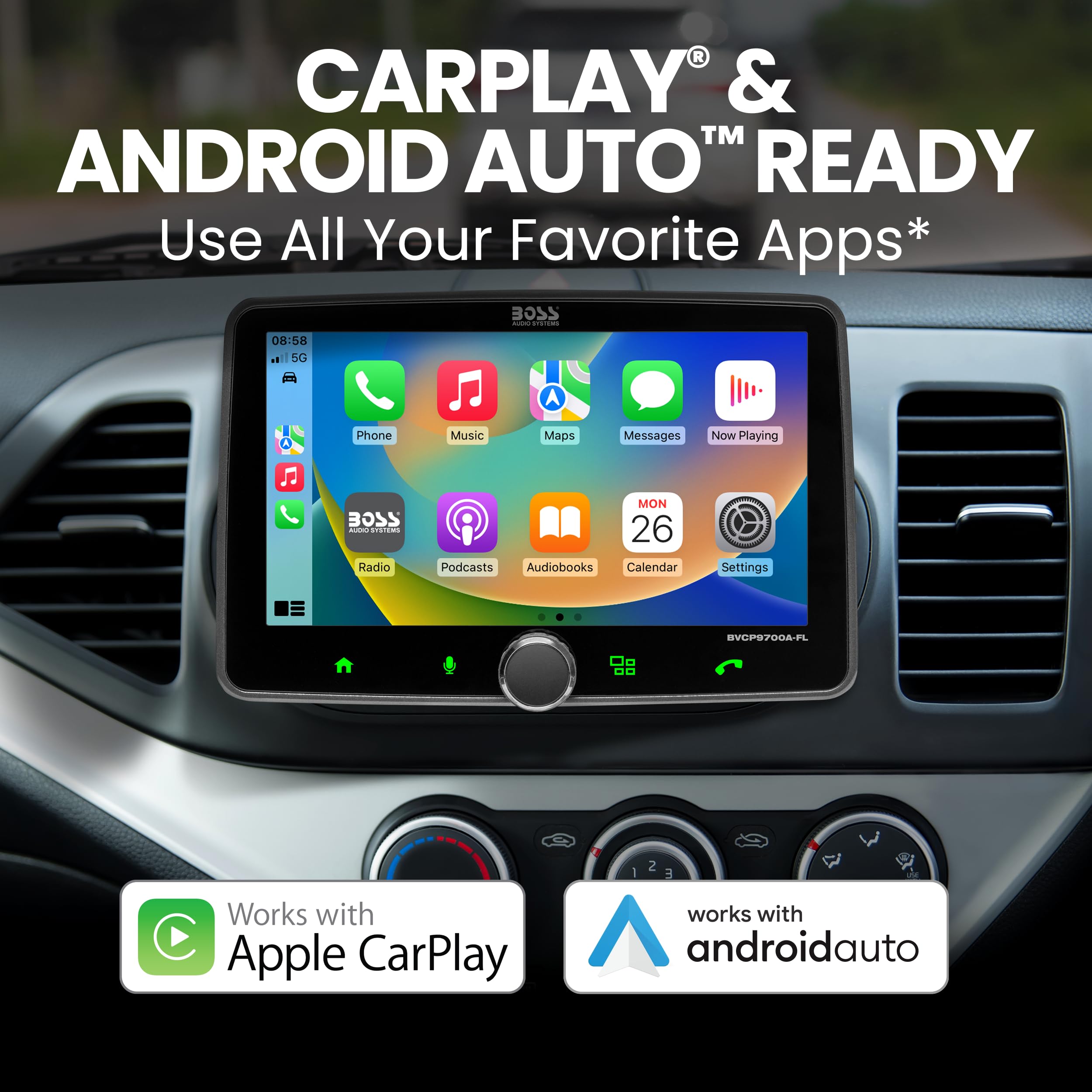 Foto 3 pulgar | Estéreo para Coche Boss Audio Inalámbrico Carplay Android - Venta Internacional