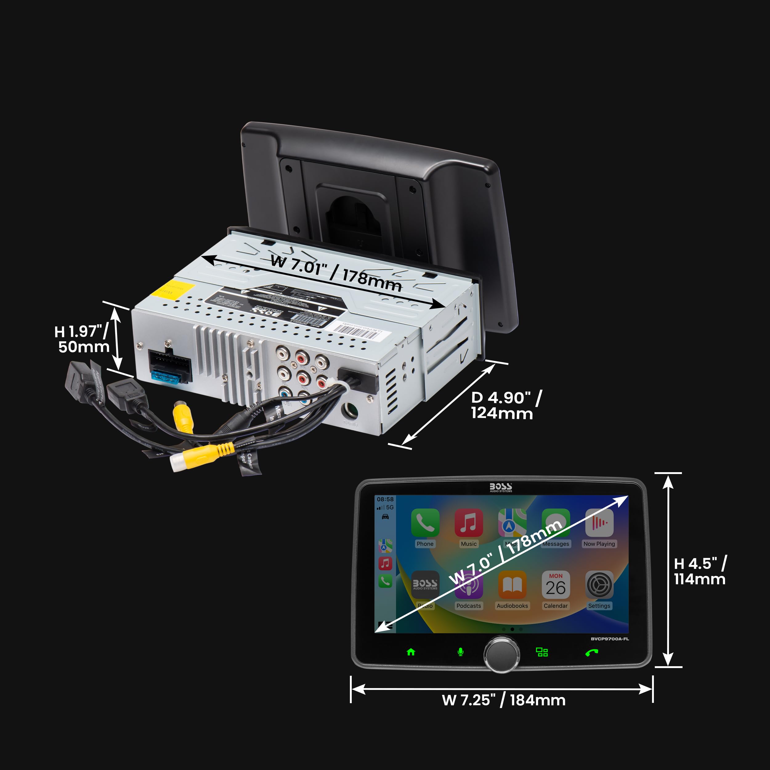 Foto 5 pulgar | Estéreo para Coche Boss Audio Inalámbrico Carplay Android - Venta Internacional
