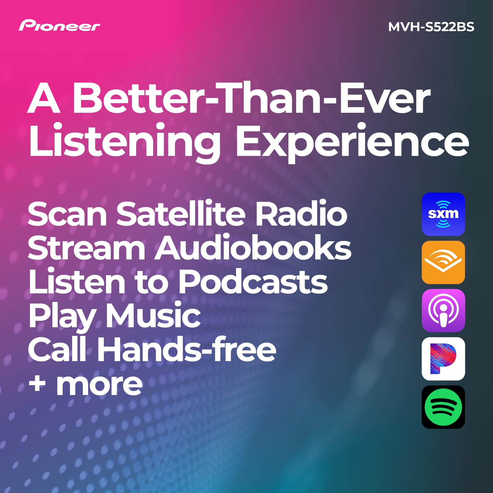 Foto 5 | Autoestéreo Pioneer con Bluetooth para Auto-Venta Internacional