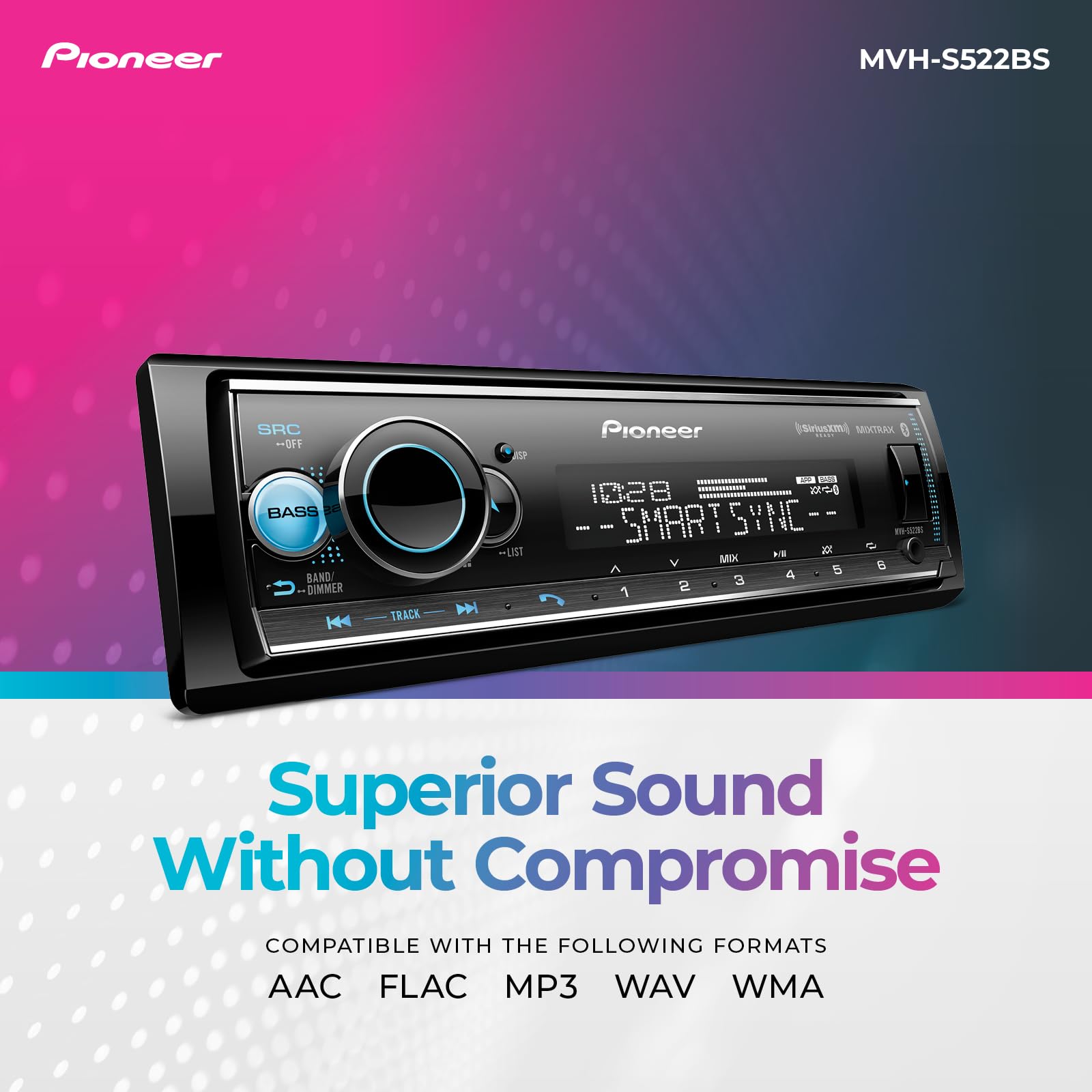 Foto 6 | Autoestéreo Pioneer con Bluetooth para Auto-Venta Internacional