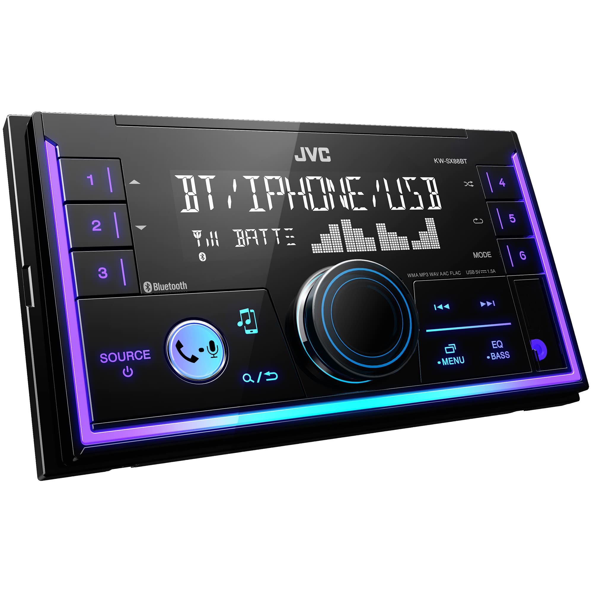 Foto 4 | Estéreo De Coche Jvc Kw-sx88bt Bluetooth Double Din Con Pantalla Lcd - Venta Internacional.