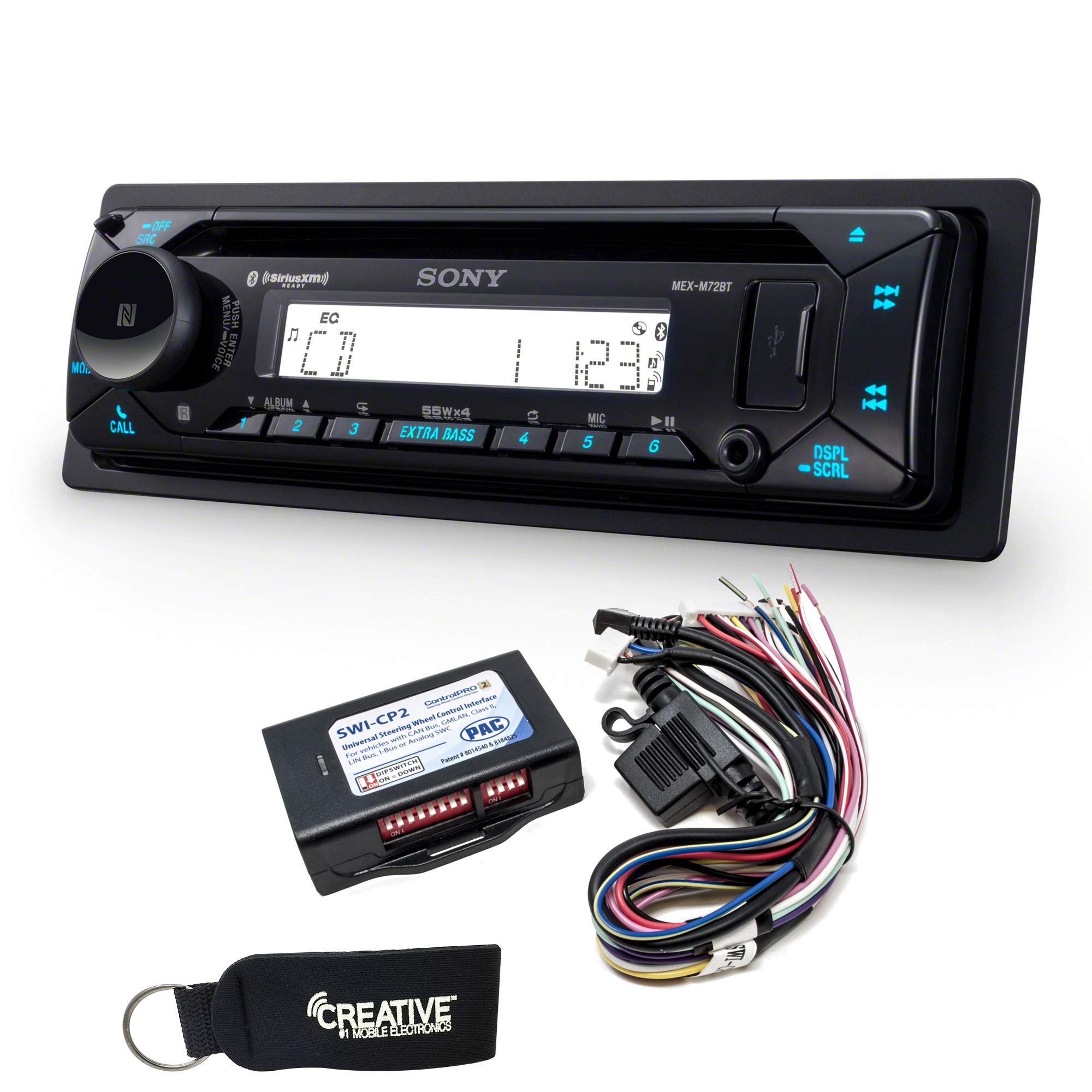 Foto 2 pulgar | Receptor Bluetooth/cd Marino Sony Mex-m72bt Para Harley - Venta Internacional.