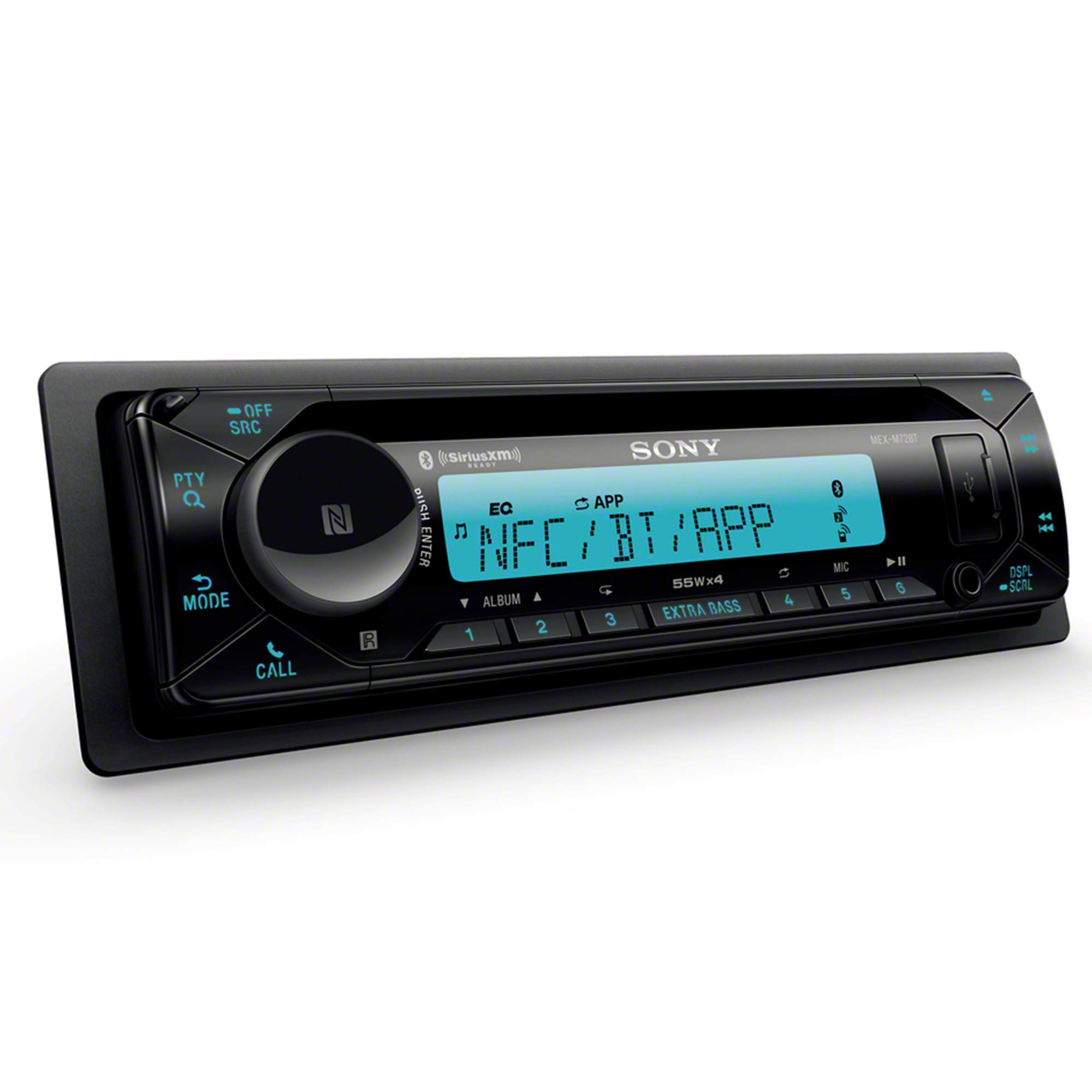 Foto 5 pulgar | Receptor Bluetooth/cd Marino Sony Mex-m72bt Para Harley - Venta Internacional.
