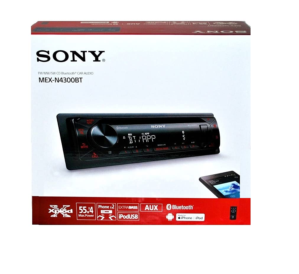 Receptor Estéreo Para Coche Sony Mex-n4300bt Cd/mp3 Bluetooth - Venta Internacional.