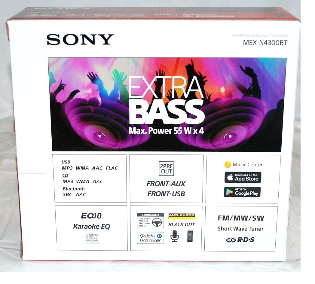 Foto 2 | Receptor Estéreo Para Coche Sony Mex-n4300bt Cd/mp3 Bluetooth - Venta Internacional.