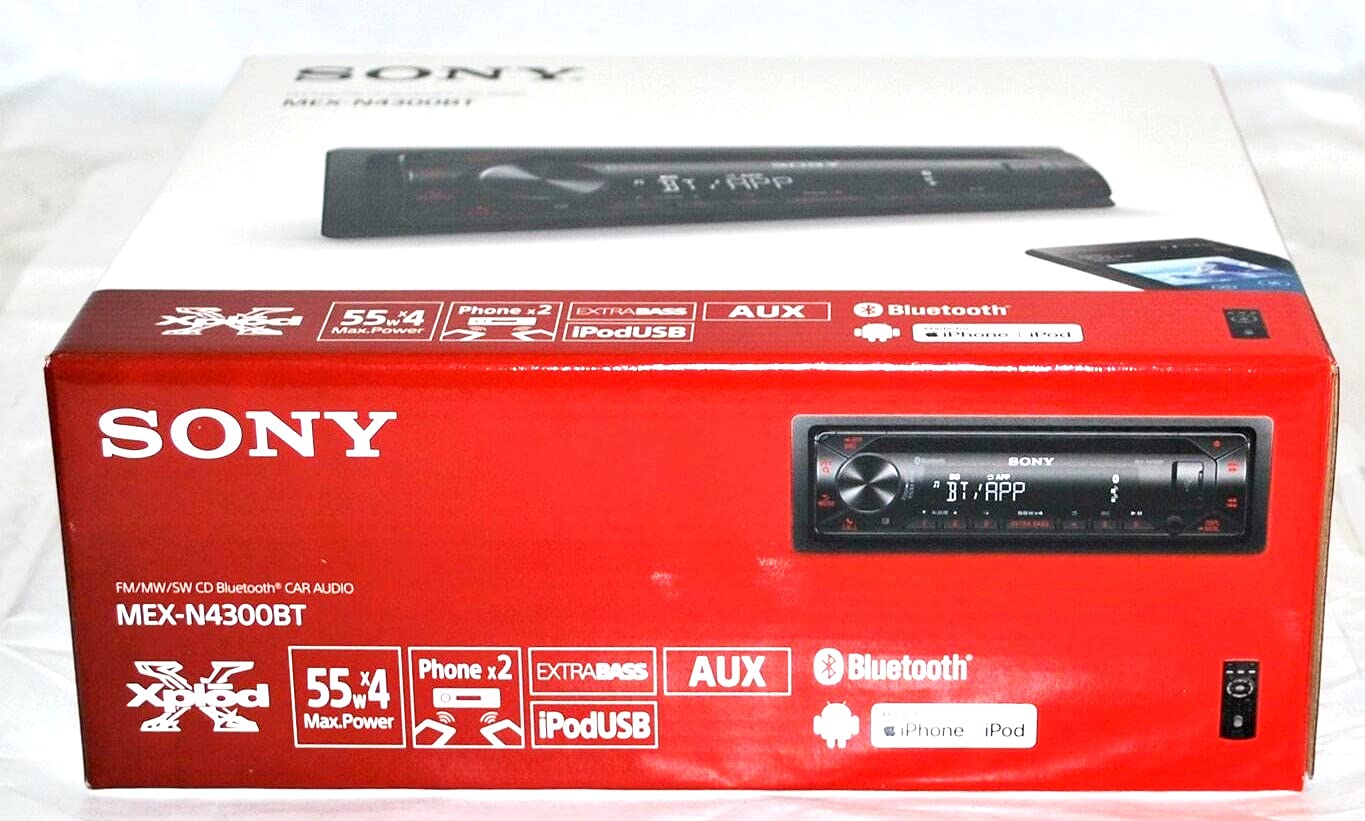 Foto 5 pulgar | Receptor Estéreo Para Coche Sony Mex-n4300bt Cd/mp3 Bluetooth - Venta Internacional.